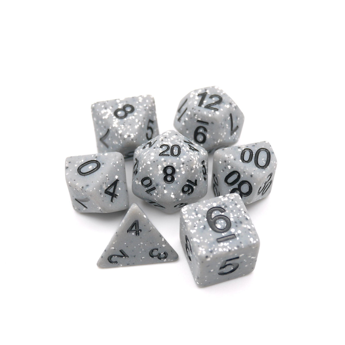Granite Malphite 7-Piece RPG Dice Set
