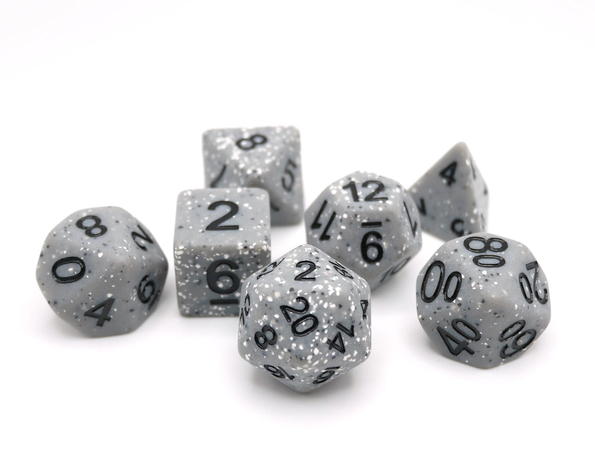 Granite Malphite 7-Piece RPG Dice Set