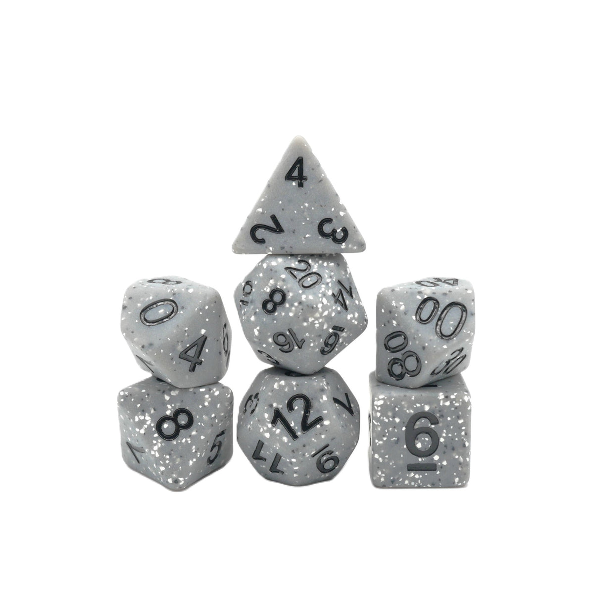 Granite Malphite 7-Piece RPG Dice Set