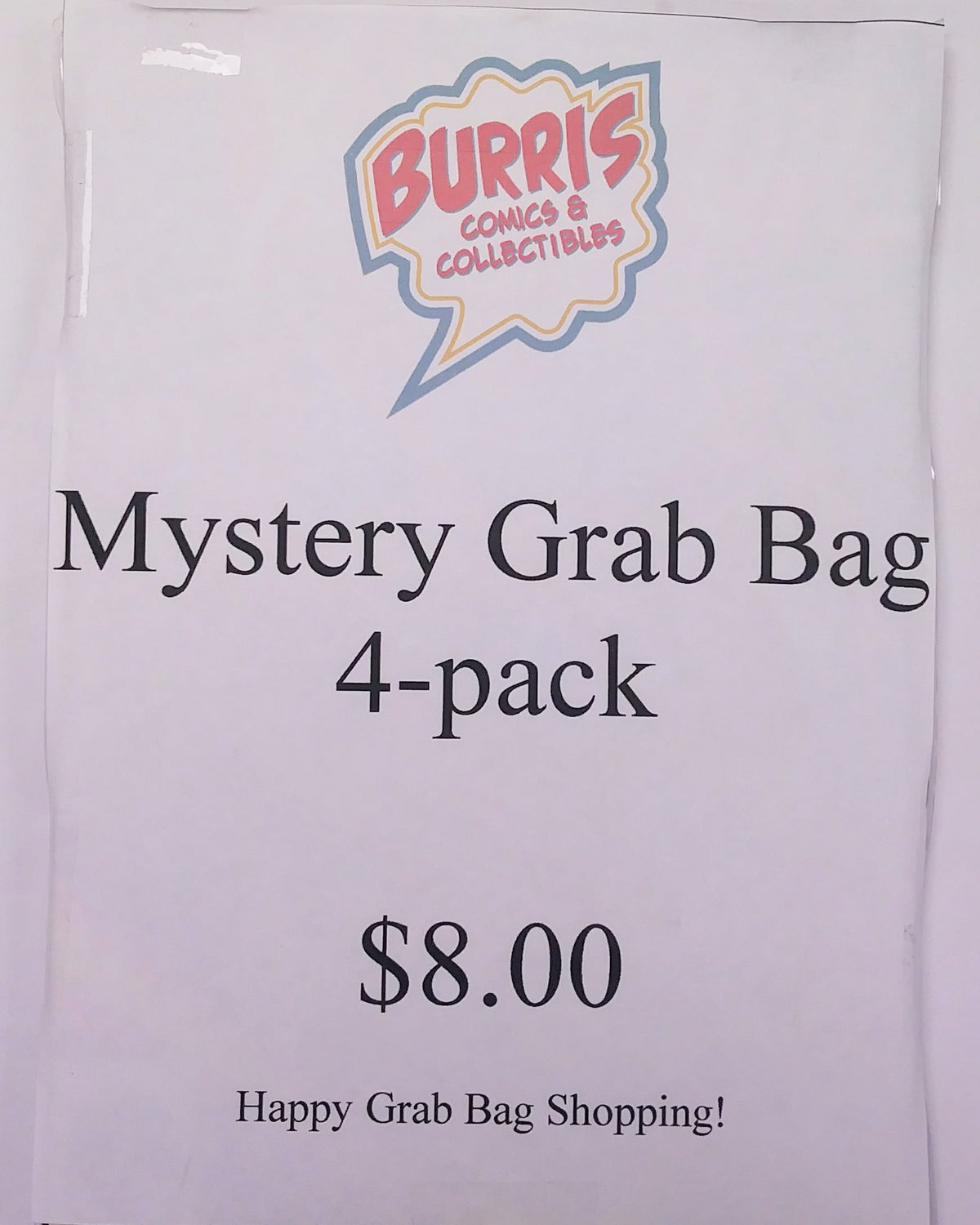 Comic Book Mystery Grab Bag - 4 Pack