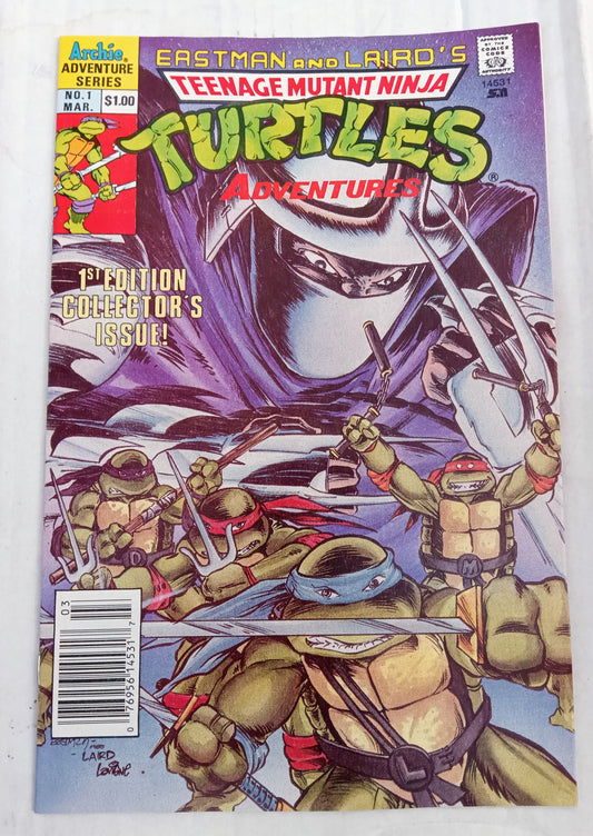 TMNT Adventures Vol. 2 #1, Archie Comics (Newsstand Edition)