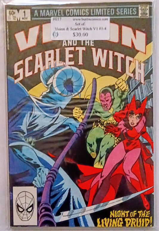 Vision and the Scarlet Witch #1–4 Comic Set, Marvel Comics