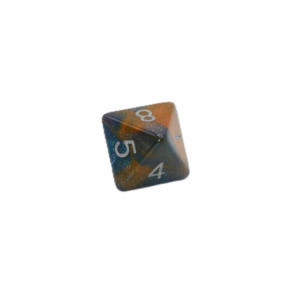 Mysterious Ink - 7 Piece DnD Dice Set | Acrylic RPG Gaming Dice — by D20 Collective