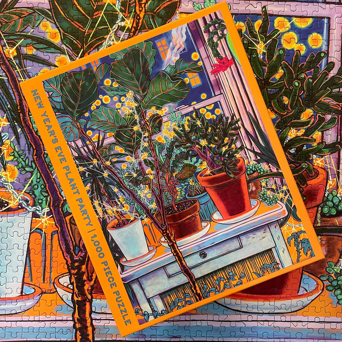 New Year's Eve Plant Party 1,000-Piece Puzzle