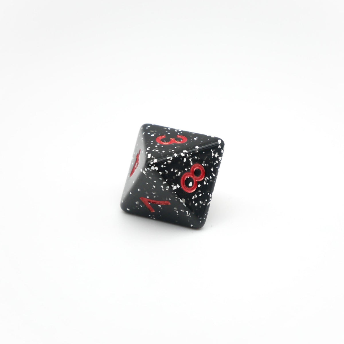 Obsidian Malphite 7-Piece RPG Dice Set