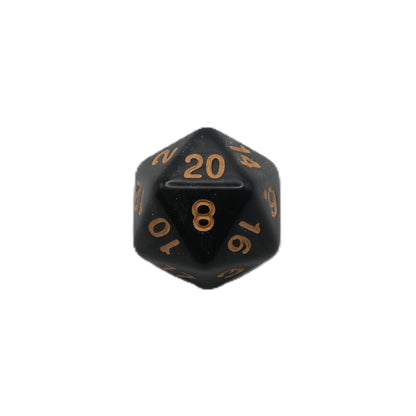 Onix's Core - 7 Piece DnD Dice Set | Acrylic RPG Gaming Dice — by D20 Collective
