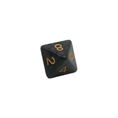Onix's Core - 7 Piece DnD Dice Set | Acrylic RPG Gaming Dice — by D20 Collective