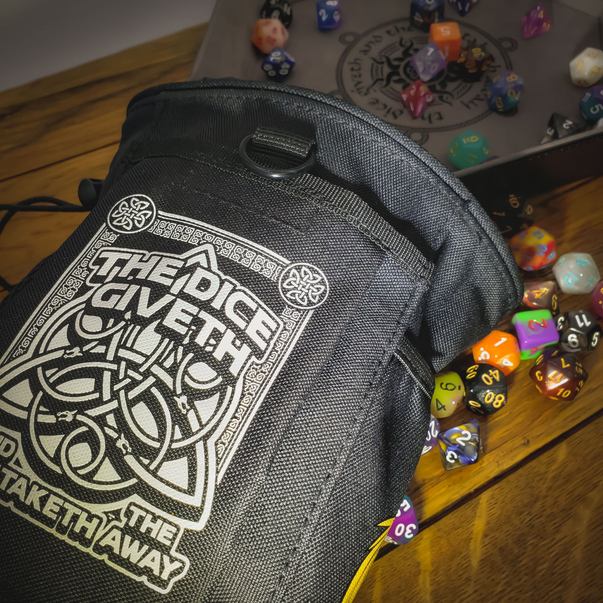 Dice Giveth and Taketh Deluxe Dice Bag — by D20 Collective
