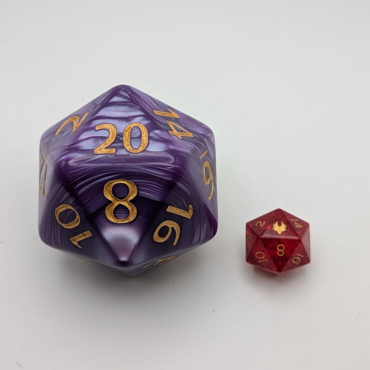 Chonk D20 - 55mm Titan sized D20 — by D20 Collective