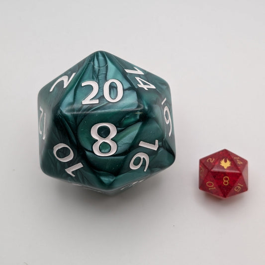 Chonk D20 - 55mm Titan sized D20 — by D20 Collective