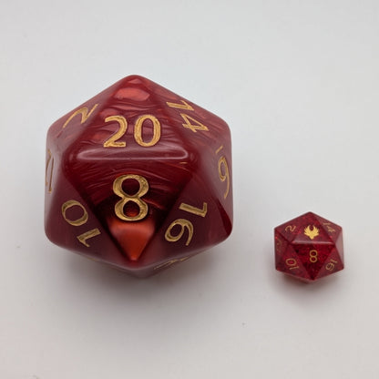 Chonk D20 - 55mm Titan sized D20 — by D20 Collective