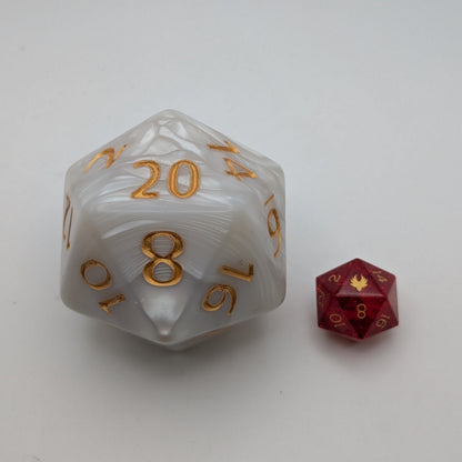 Chonk D20 - 55mm Titan sized D20 — by D20 Collective