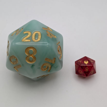 Chonk D20 - 55mm Titan sized D20 — by D20 Collective