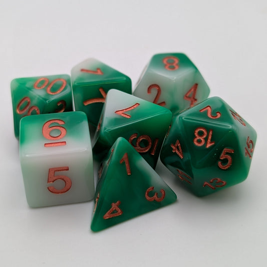 Pine Needles 7-Piece RPG Dice Set