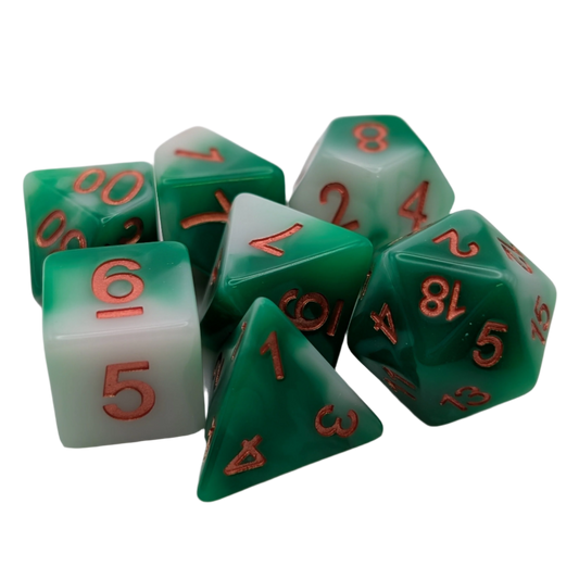 Pine Needles 7-Piece RPG Dice Set