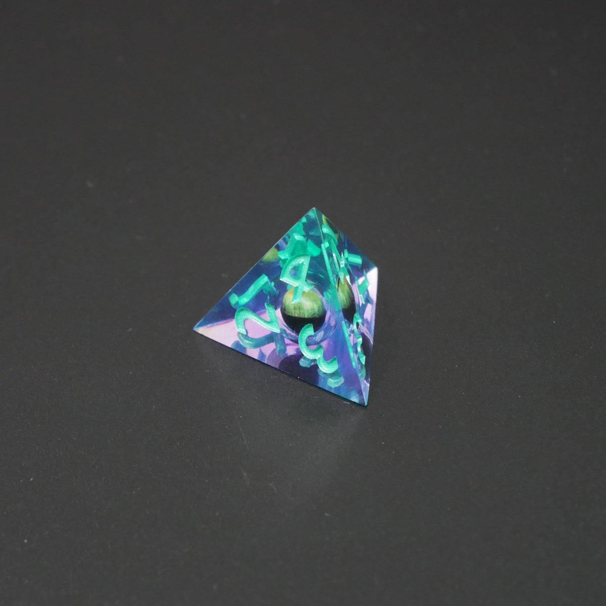 Remorhaz's Eye |  7 Piece Moving Eye DnD Dice Set | Acrylic RPG Gaming Dice