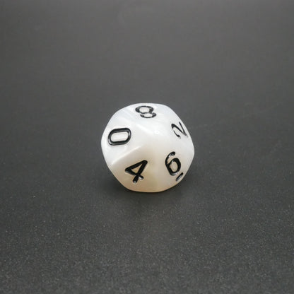 Snowy Owl - 7 Piece DnD Dice Set | Acrylic RPG Gaming Dice — by D20 Collective