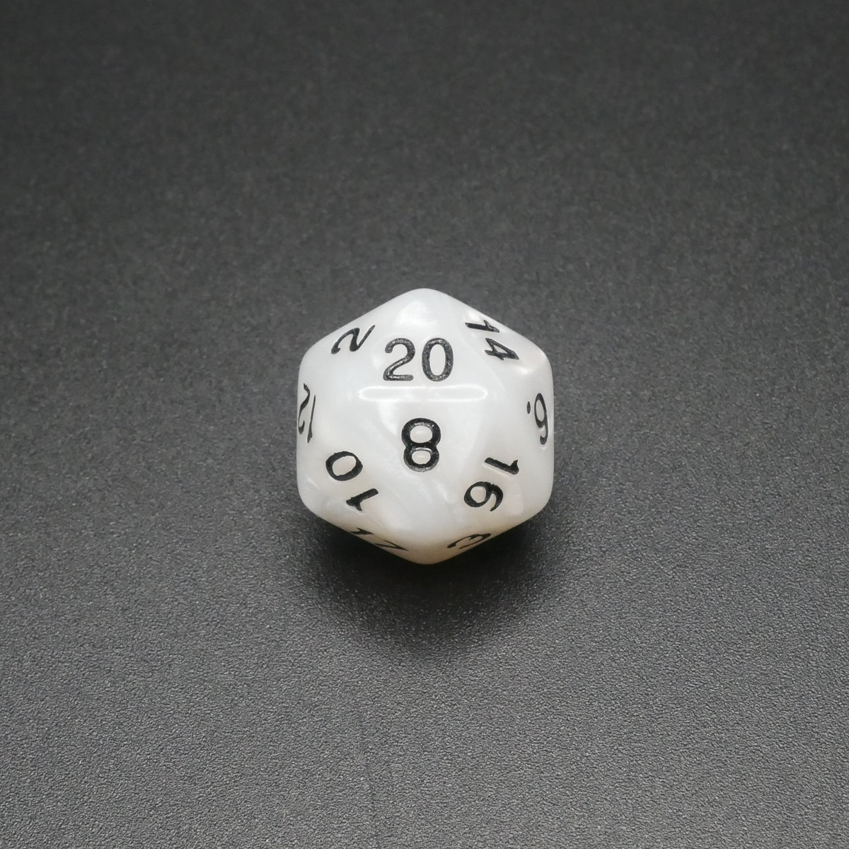 Snowy Owl - 7 Piece DnD Dice Set | Acrylic RPG Gaming Dice — by D20 Collective
