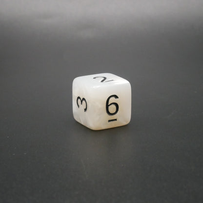 Snowy Owl - 7 Piece DnD Dice Set | Acrylic RPG Gaming Dice — by D20 Collective