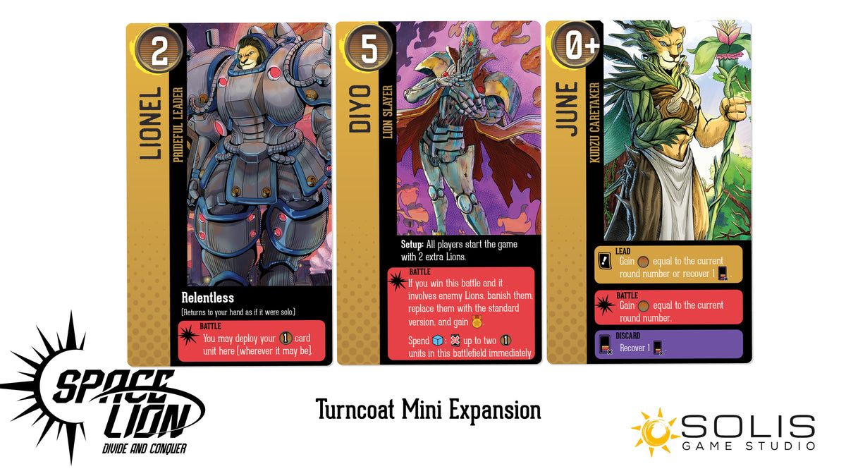Space Lion Turncoat Mini Expansion