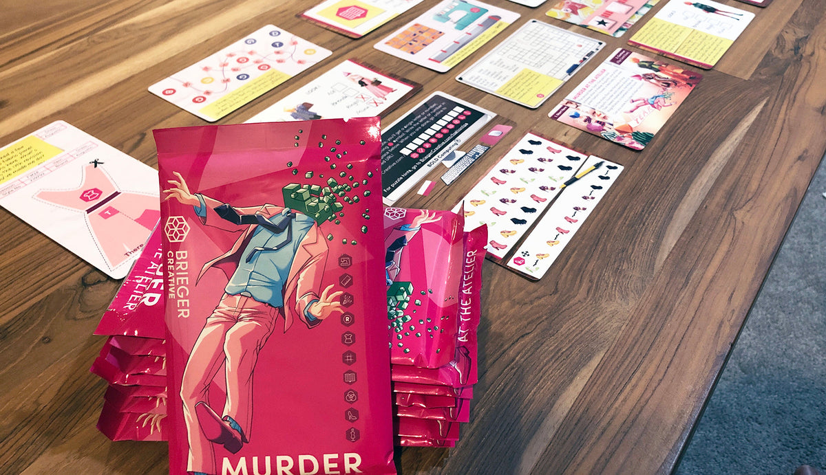 Murder at the Atelier Escape Room Puzzle Pack