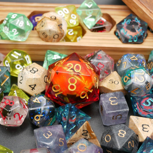Mystery Liquid Bundle - 3 Liquid Core + 14 pc Set + 1 RPG Accessory — by D20 Collective