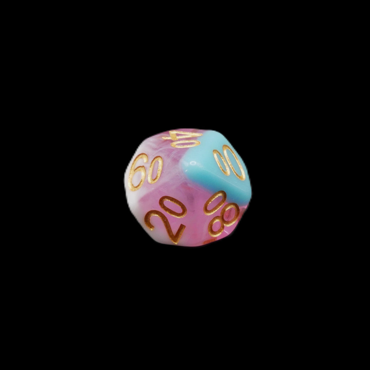 Creamsicle of Doom - 7 Piece DnD Dice Set | Acrylic RPG Gaming Dice — by D20 Collective