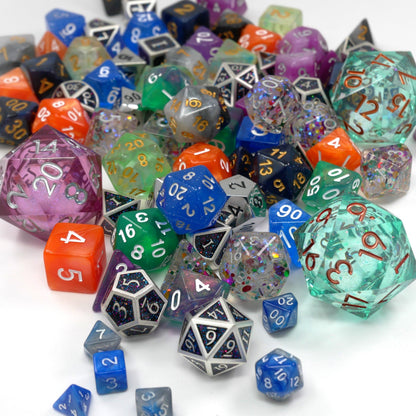 Mystery Hoard - 10 Dice Set Bundle + 1 RPG Accessory — by D20 Collective