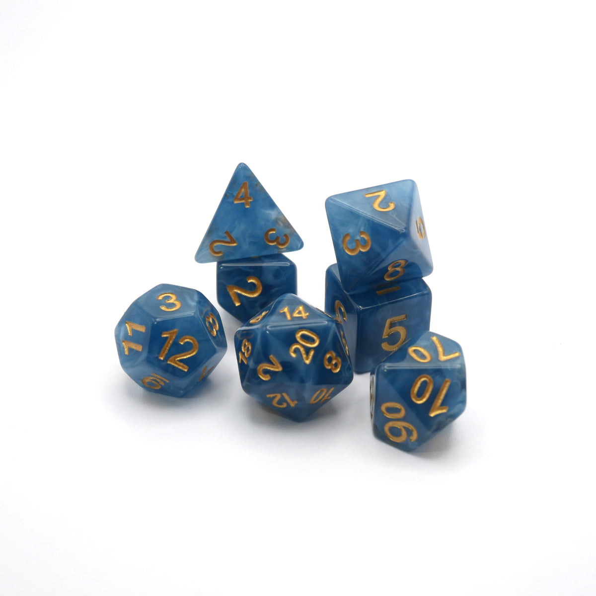 Diffused Dreams 7-Piece RPG Dice Set