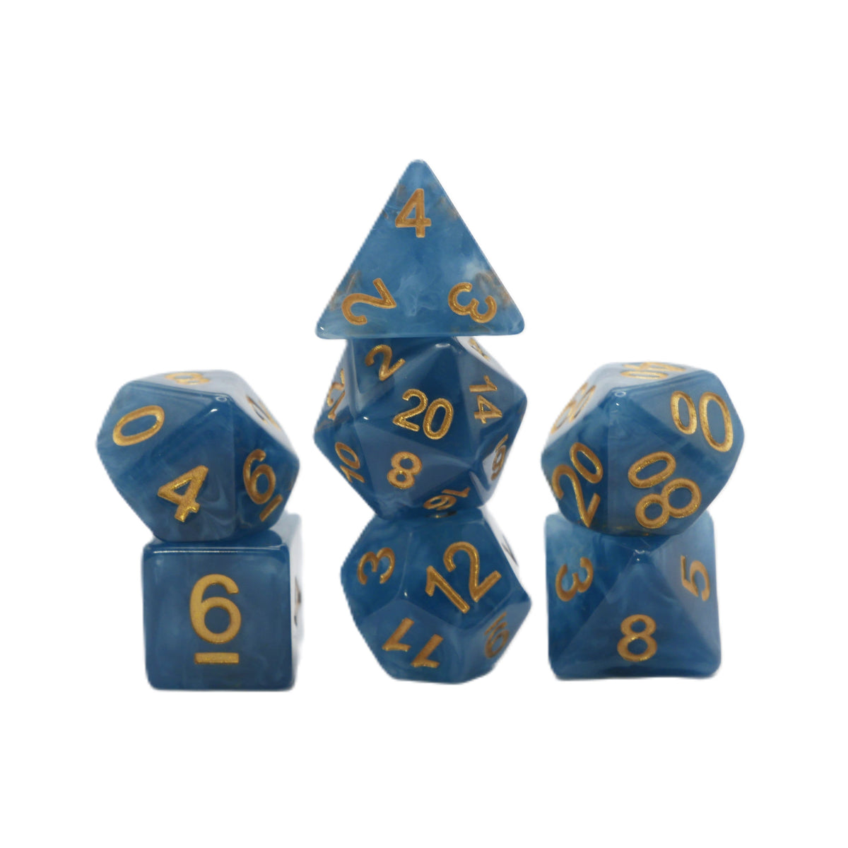 Diffused Dreams 7-Piece RPG Dice Set