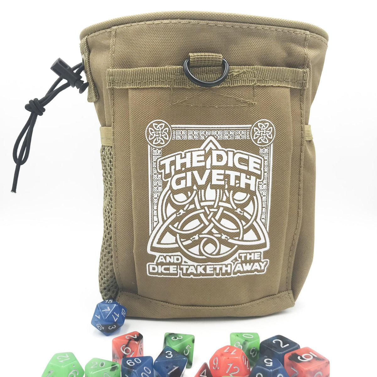 Dice Giveth and Taketh Deluxe Dice Bag — by D20 Collective
