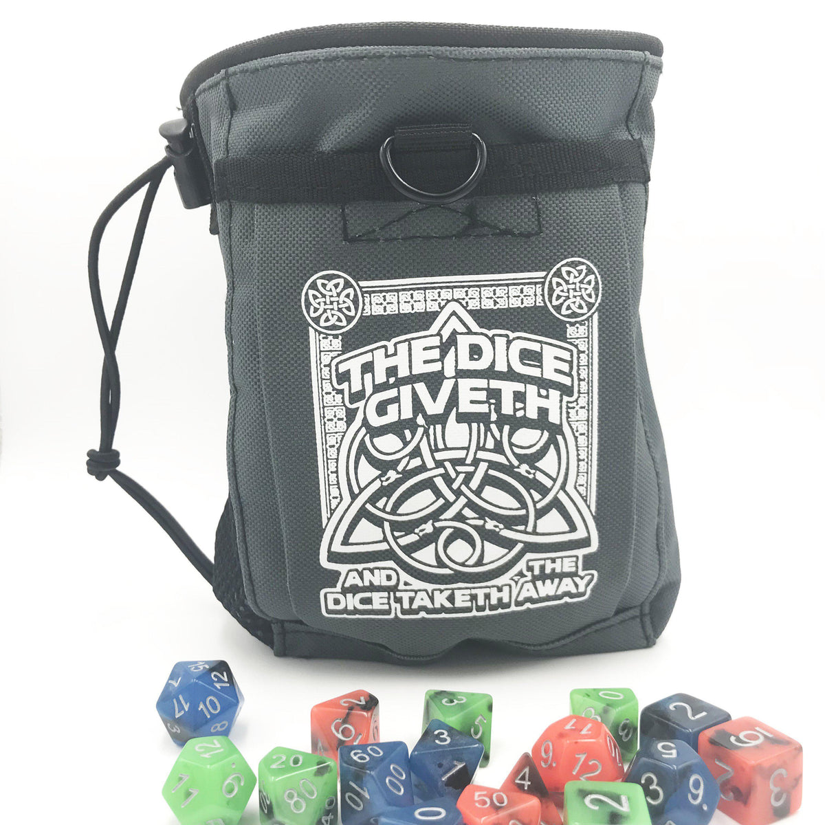 Dice Giveth and Taketh Deluxe Dice Bag — by D20 Collective