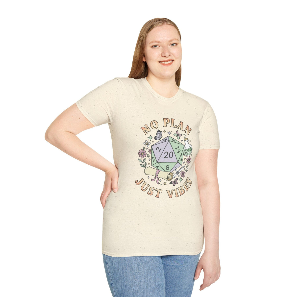 No Plan, Just Vibes D20 T-Shirt