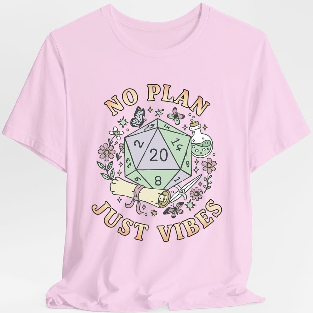 No Plan, Just Vibes D20 T-Shirt