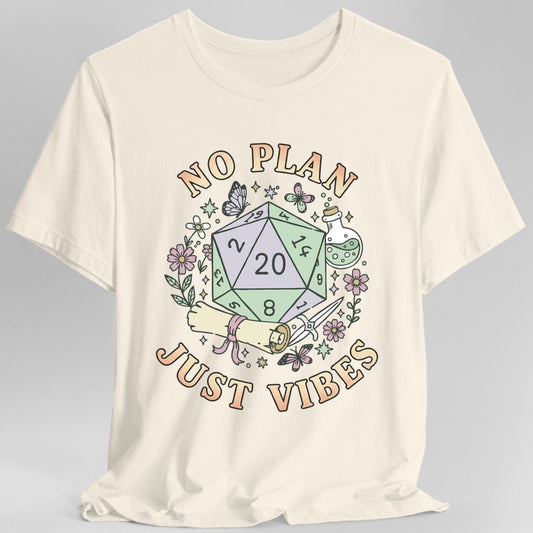 No Plan, Just Vibes D20 T-Shirt