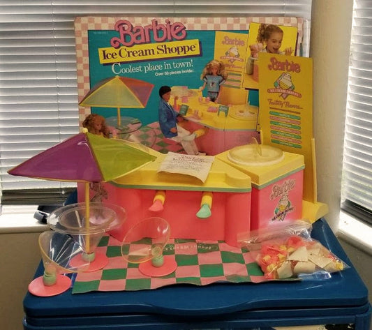 Barbie Ice Cream Shoppe Playset - 1987 - Complete in Box