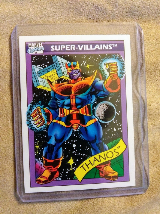 1990 Marvel Universe #79 Thanos Trading Card, Impel