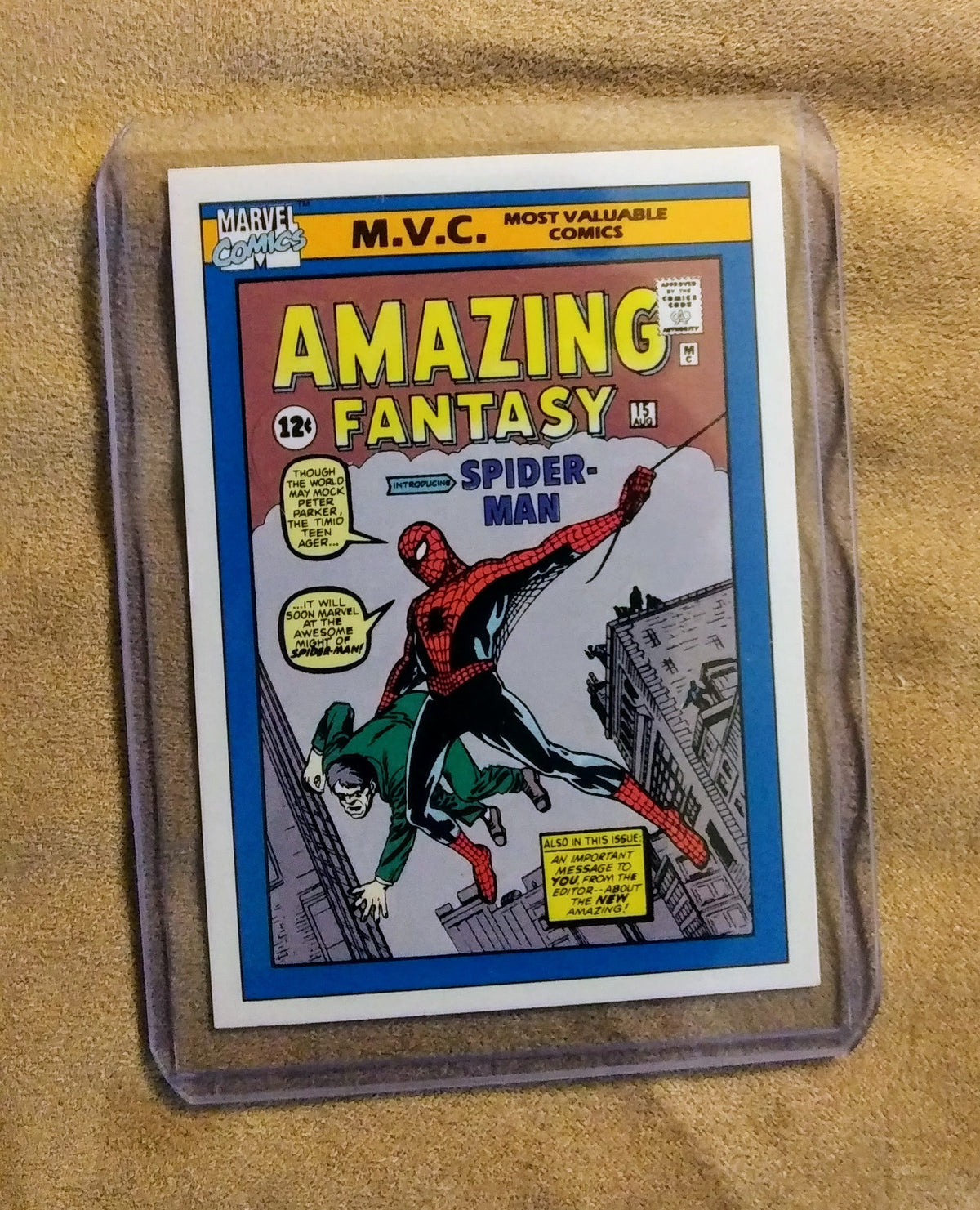 1990 Marvel Universe #126 Amazing Fantasy #15 Trading Card, Impel