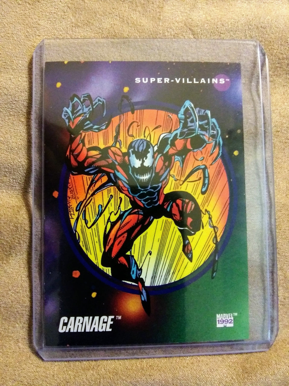 1992 Marvel Universe #120 Carnage Trading Card, Impel