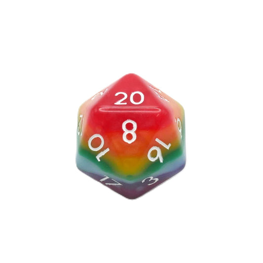 Rainbow Redux 7-Piece RPG Dice Set
