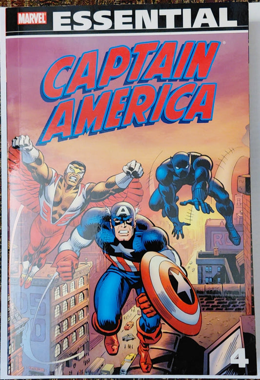 Essential Captain America Vol. 4 Trade Paperback, Marvel Comics
