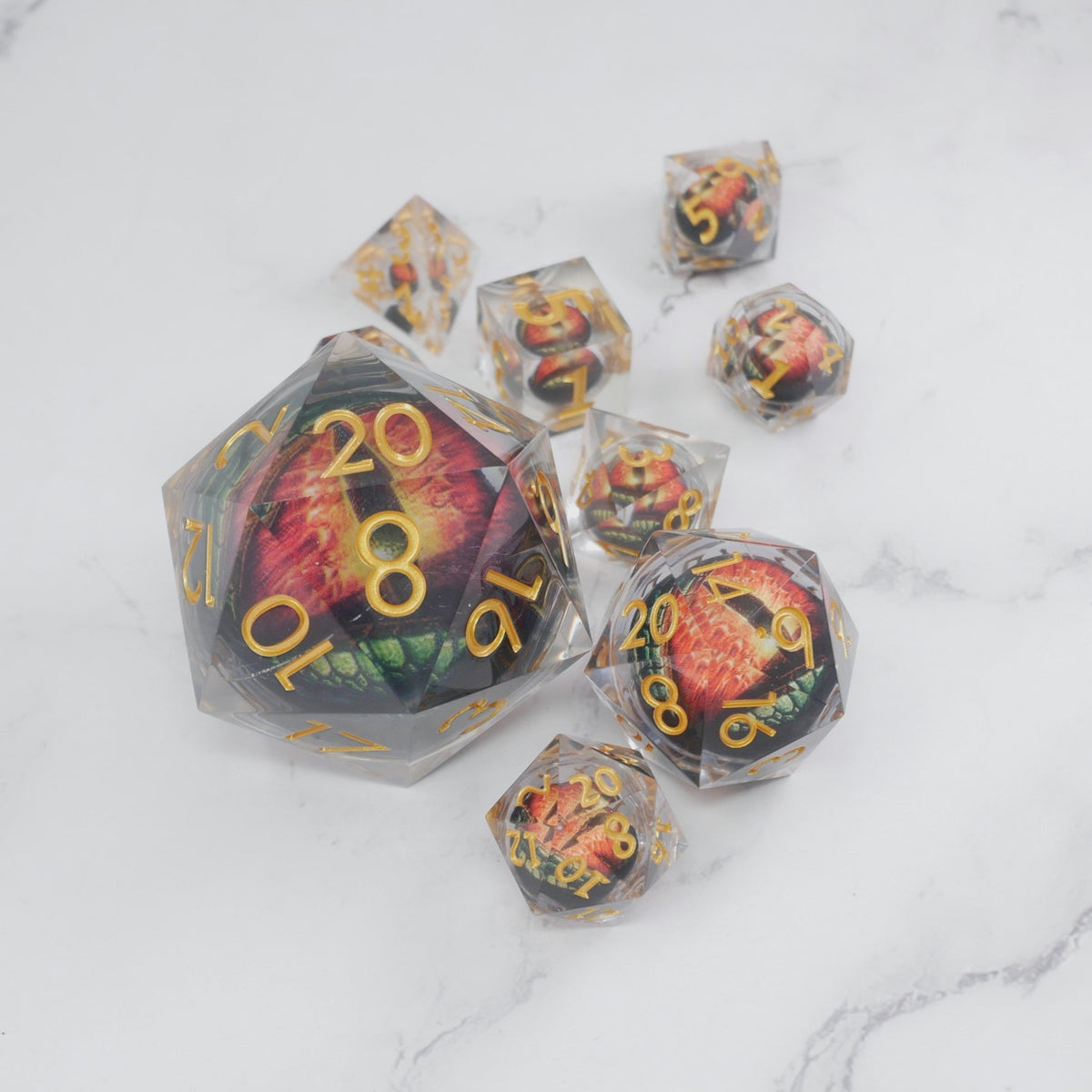 Xanathar's Eye 7-Piece RPG Dice Set